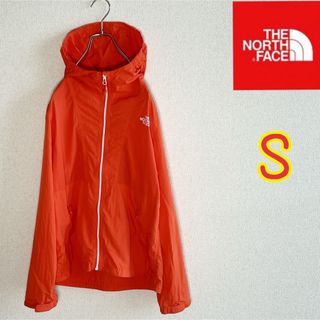 ザノースフェイス(THE NORTH FACE)のノースフェイス　ナイロンジャケット　オレンジ　レディースＳ(ナイロンジャケット)