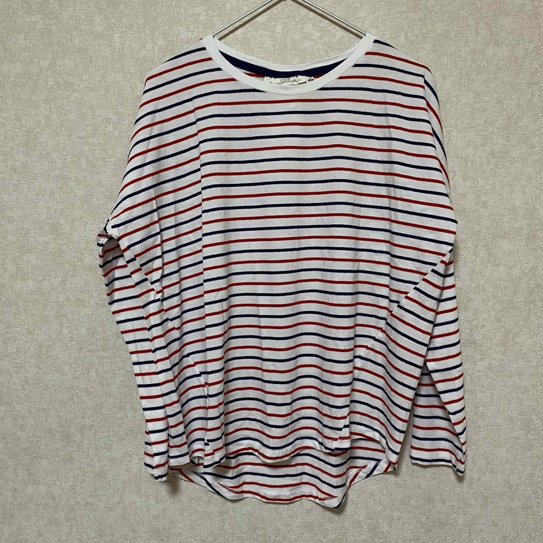 H&M(エイチアンドエム)のボーダーロンT レディースのトップス(Tシャツ(長袖/七分))の商品写真