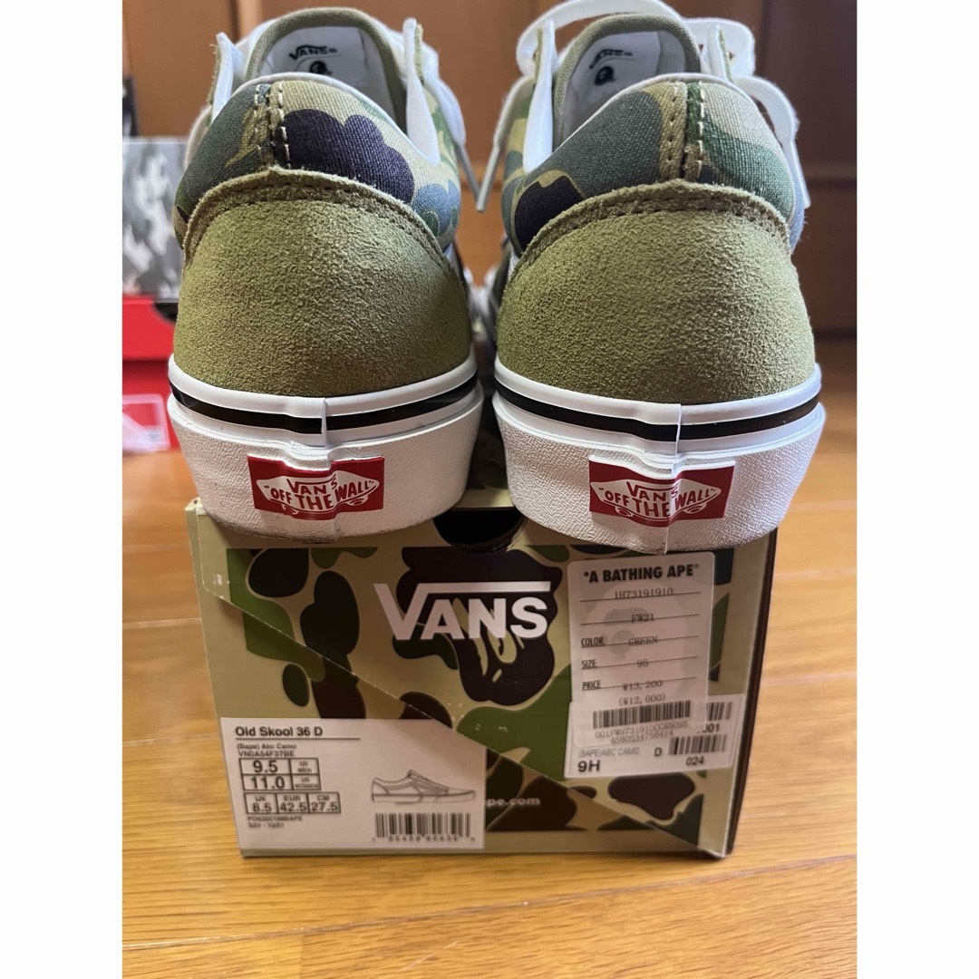 A BATHING APE(アベイシングエイプ)のA BATHING APE ア ベイシング エイプ　vans メンズの靴/シューズ(スニーカー)の商品写真