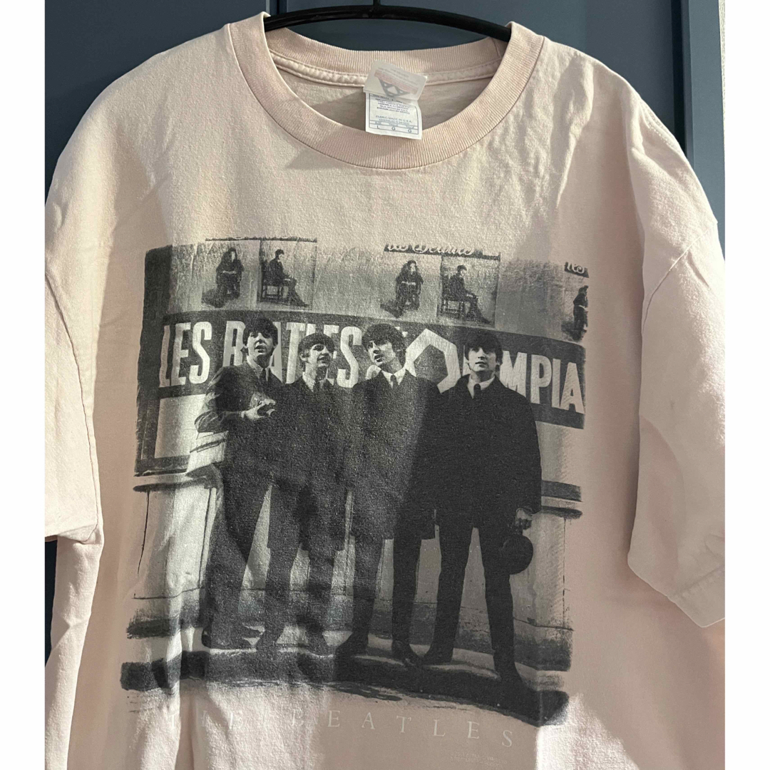 BEATLES プリントTシャツ ピンク メンズのトップス(Tシャツ/カットソー(半袖/袖なし))の商品写真