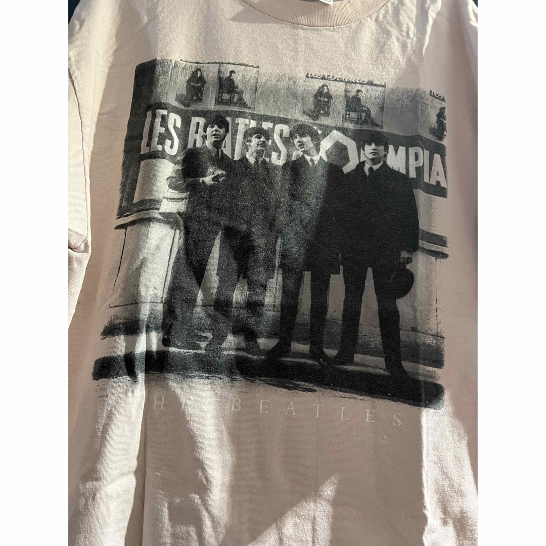 BEATLES プリントTシャツ ピンク メンズのトップス(Tシャツ/カットソー(半袖/袖なし))の商品写真