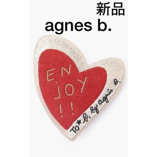 agnes b. - 新品　agnes b.アニエスベー　エンジョイハートブローチ