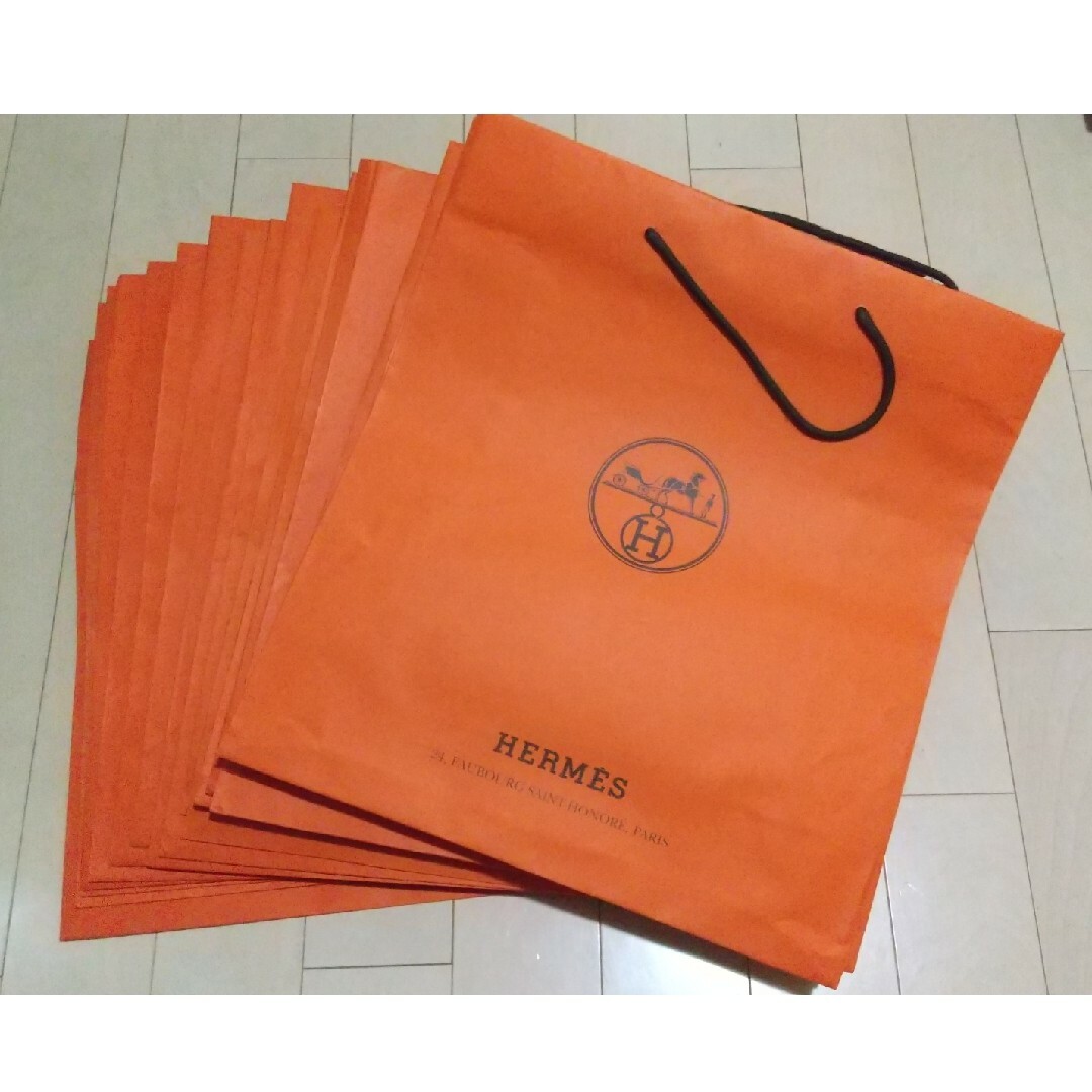 Hermes(エルメス)のエルメス の紙袋 ケリー  バーキン用 大量20枚 レディースのバッグ(ショップ袋)の商品写真