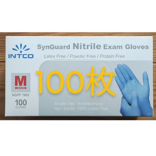 使い捨てニトリル手袋　Mサイズ　100枚(日用品/生活雑貨)