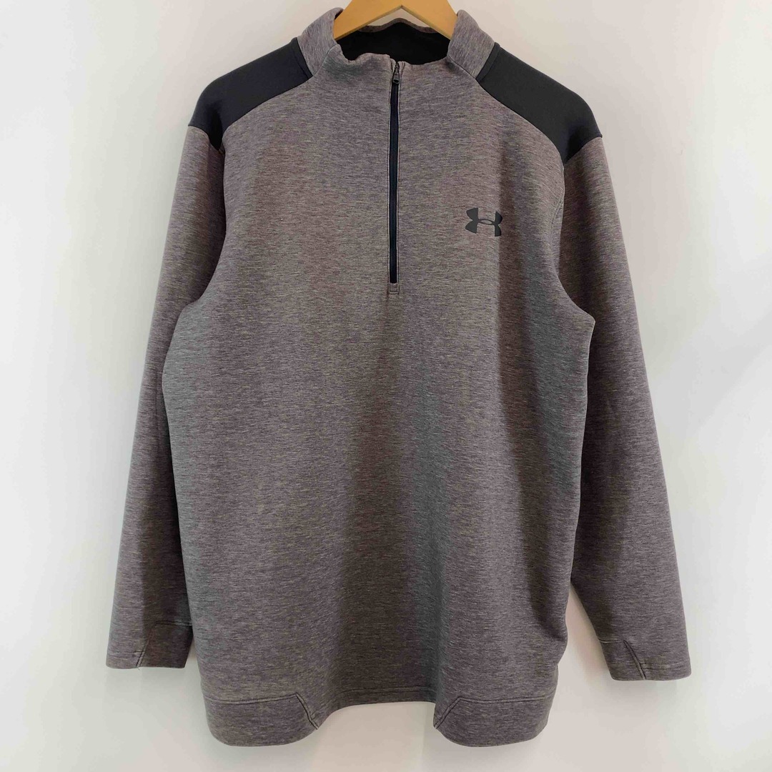 UNDER ARMOUR(アンダーアーマー)のUNDER ARMOUR アンダーアーマー ダークグレー バイカラー メンズ スウェット メンズのトップス(スウェット)の商品写真