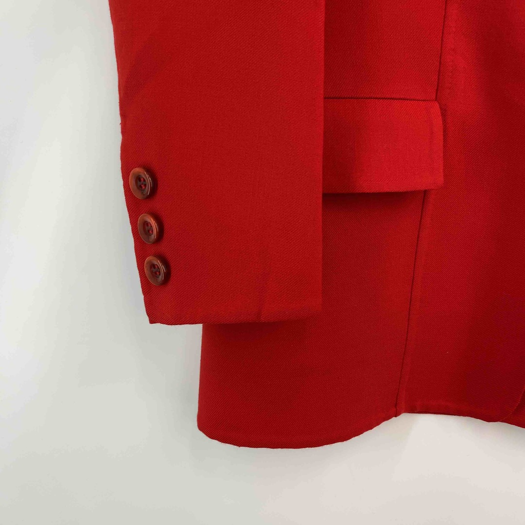 HERNO ヘルノ レディース テーラードジャケット　スカート　セットアップ　赤　ビンテージ メンズのジャケット/アウター(テーラードジャケット)の商品写真