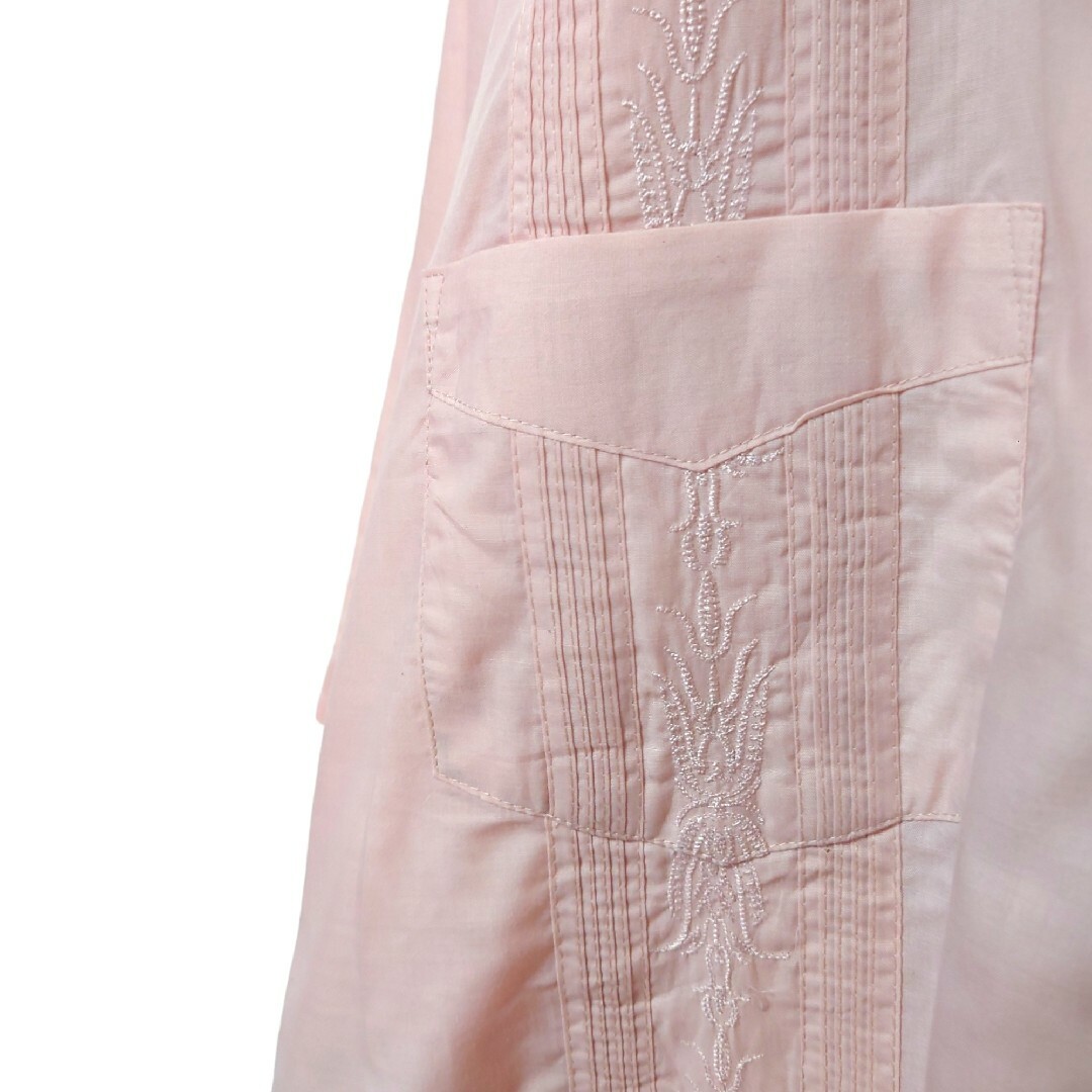 VINTAGE(ヴィンテージ)の【HABAND Guayabera】ジップアップ キューバシャツ S-514 メンズのトップス(シャツ)の商品写真