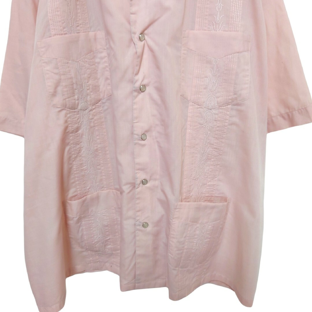 VINTAGE(ヴィンテージ)の【HABAND Guayabera】ジップアップ キューバシャツ S-514 メンズのトップス(シャツ)の商品写真