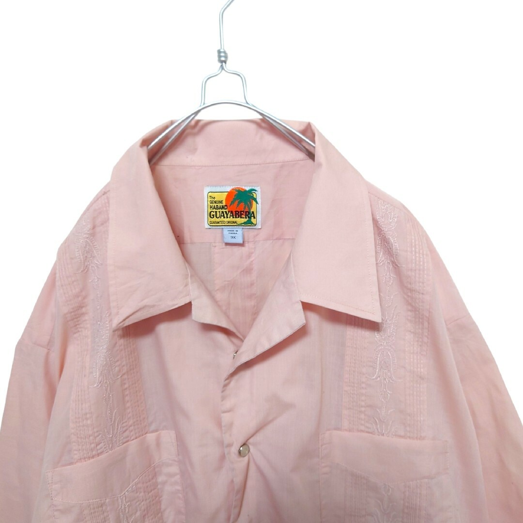 VINTAGE(ヴィンテージ)の【HABAND Guayabera】ジップアップ キューバシャツ S-514 メンズのトップス(シャツ)の商品写真