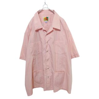 ヴィンテージ(VINTAGE)の【HABAND Guayabera】ジップアップ キューバシャツ S-514(シャツ)