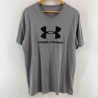 UNDER ARMOUR - UNDER ARMOUR アンダーアーマー グレー プリントロゴ メンズ Tシャツ（半袖）