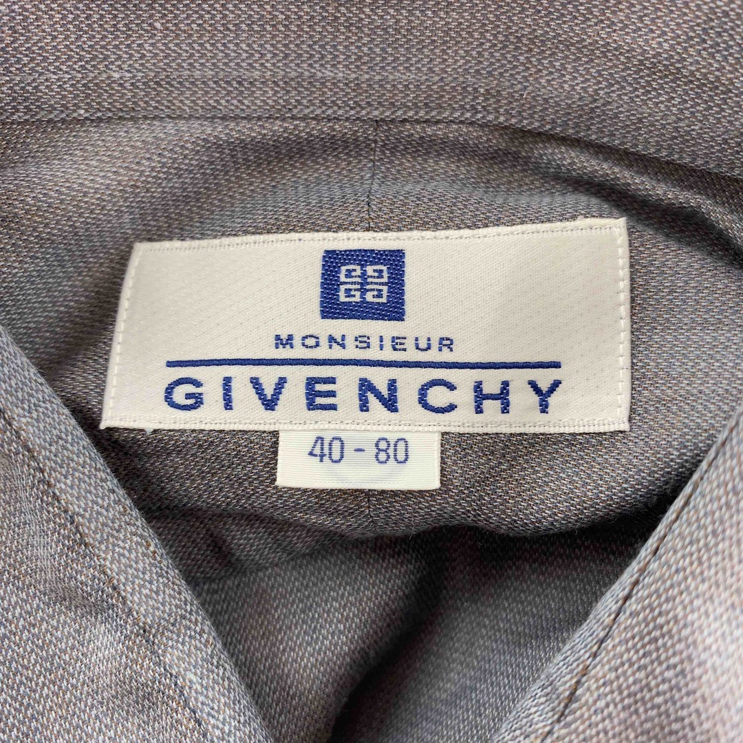 GIVENCHY(ジバンシィ)のGIVENCHY ジバンシー 　カッターシャツ　ブランドロゴ刺繍入り　メンズ 長袖シャツ メンズのトップス(シャツ)の商品写真