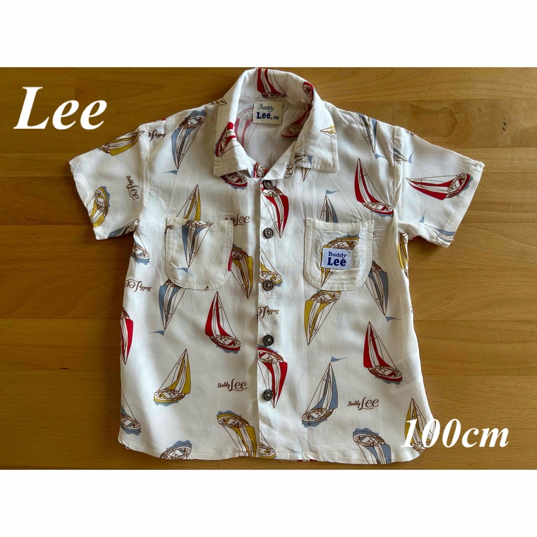 Lee(リー)の【美品】Lee 半袖シャツ　100cm ① キッズ/ベビー/マタニティのキッズ服男の子用(90cm~)(ブラウス)の商品写真