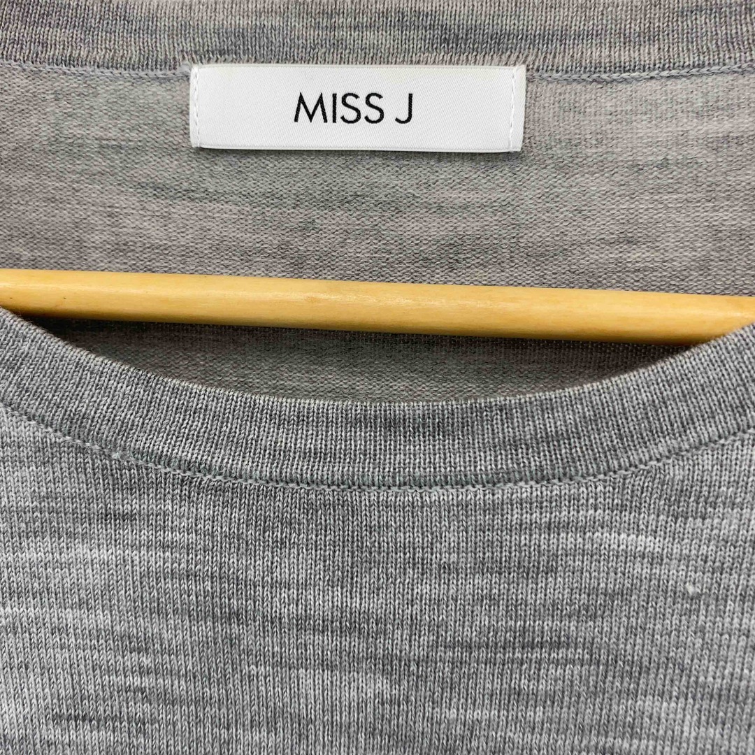 MISS J(ミスジェイ)のMISS　J　　ミスジェイ　グレー　ニット/セーター レディースのトップス(ニット/セーター)の商品写真