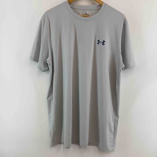 アンダーアーマー(UNDER ARMOUR)のUNDER ARMOUR アンダーアーマー グレー ワンポイント メンズ Tシャツ（半袖）(Tシャツ/カットソー(半袖/袖なし))