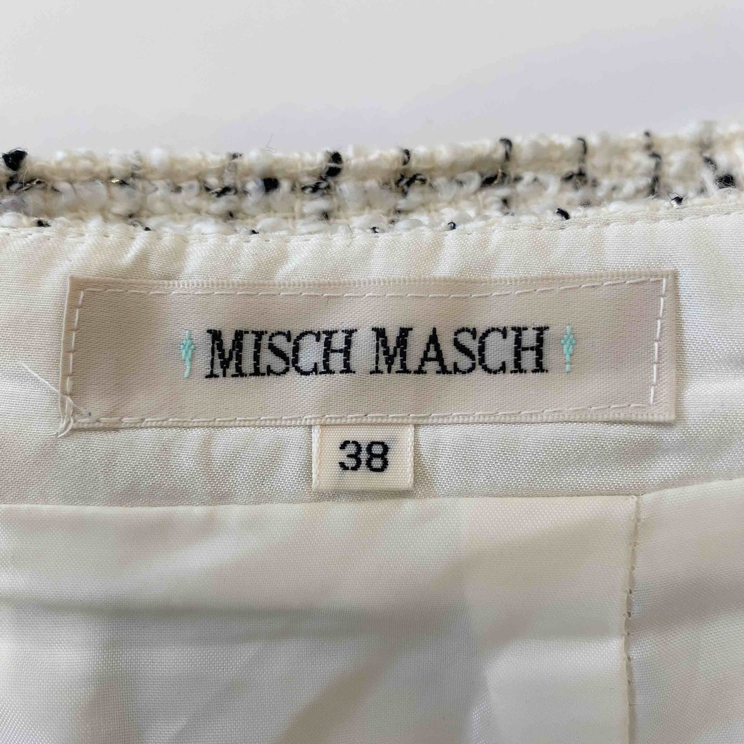 MISCH MASCH(ミッシュマッシュ)のMISCH MASCH ミッシュマッシュ レディース ひざ丈スカート 白色 tk レディースのスカート(ひざ丈スカート)の商品写真