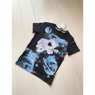 エイチアンドエム(H&M)のH&M キッズ 男の子 宇宙　半袖 プリントTシャツ 綿100% 150タグ新品(Tシャツ/カットソー)