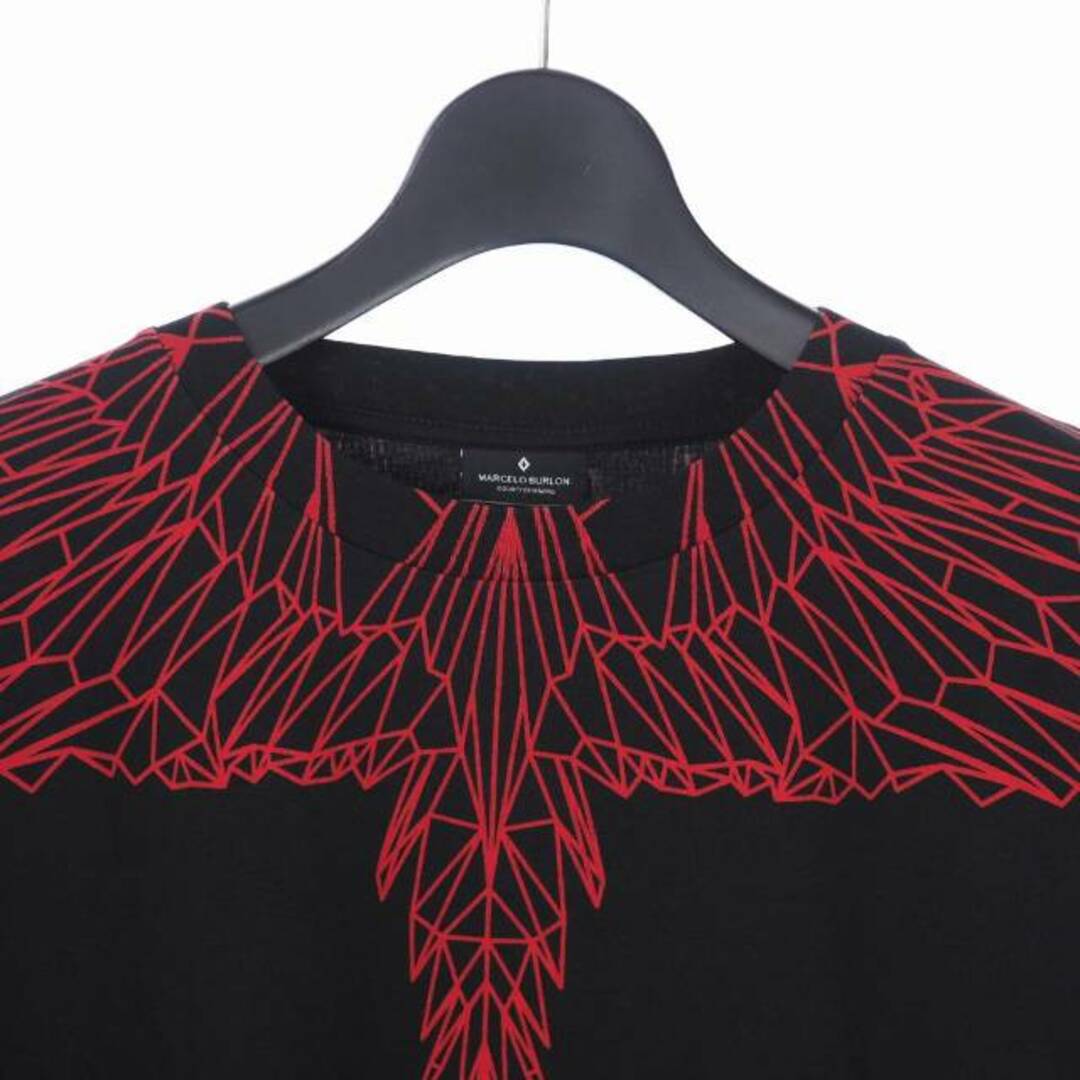 MARCELO BURLON(マルセロブロン)のマルセロバーロン RED WINGS Tシャツ カットソー 長袖 L 黒 メンズ メンズのトップス(Tシャツ/カットソー(七分/長袖))の商品写真