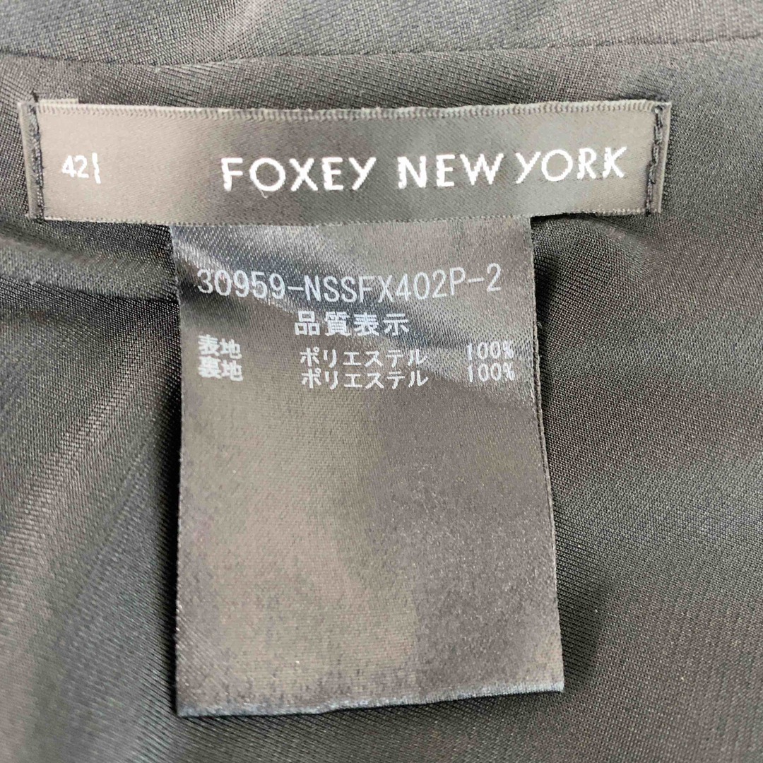 FOXEY(フォクシー)のFOXEY （NEWYORK） フォクシーニューヨーク 　黒　ブラック　バルーン　レディース ひざ丈スカート　サイズ42 レディースのスカート(ひざ丈スカート)の商品写真