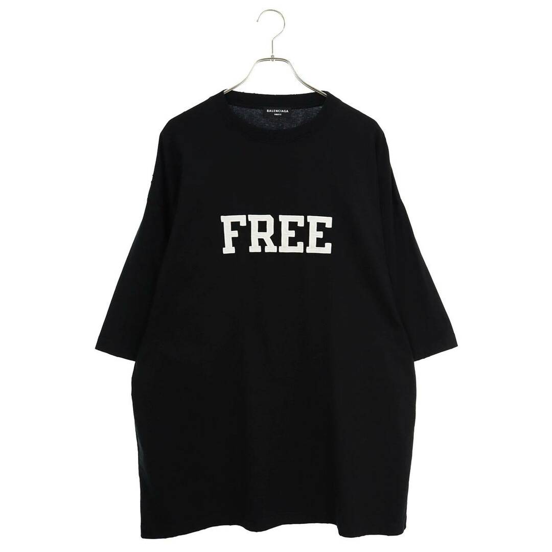 Balenciaga(バレンシアガ)のバレンシアガ  661715 TKVD3 FREE刺繍ダメージ加工オーバーサイズTシャツ メンズ S メンズのトップス(Tシャツ/カットソー(半袖/袖なし))の商品写真