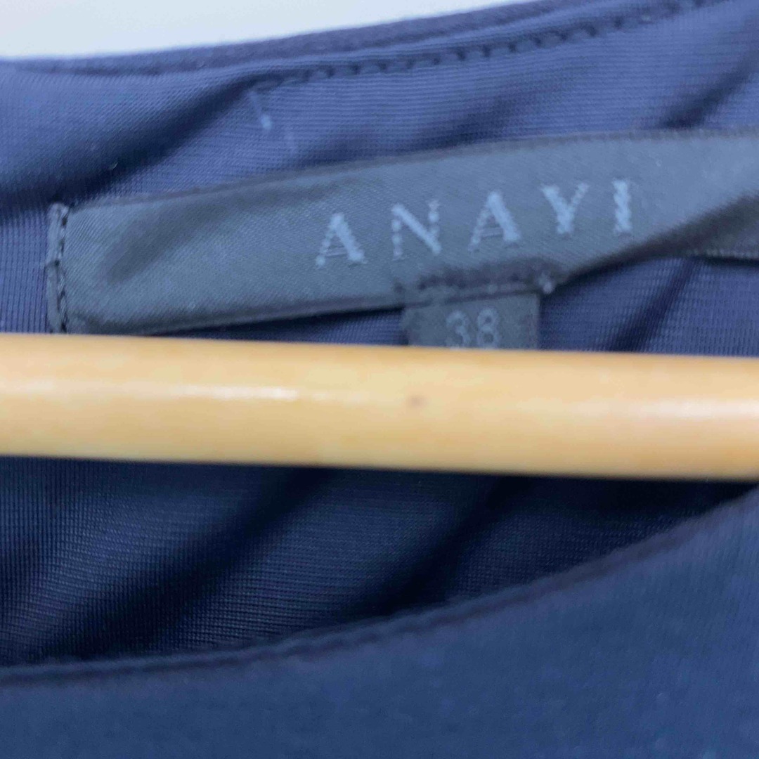 ANAYI(アナイ)のANAYI アナイ 　異素材　ドッキングワンピ　 ノースリーブワンピースキャミワンピース レディースのワンピース(ロングワンピース/マキシワンピース)の商品写真