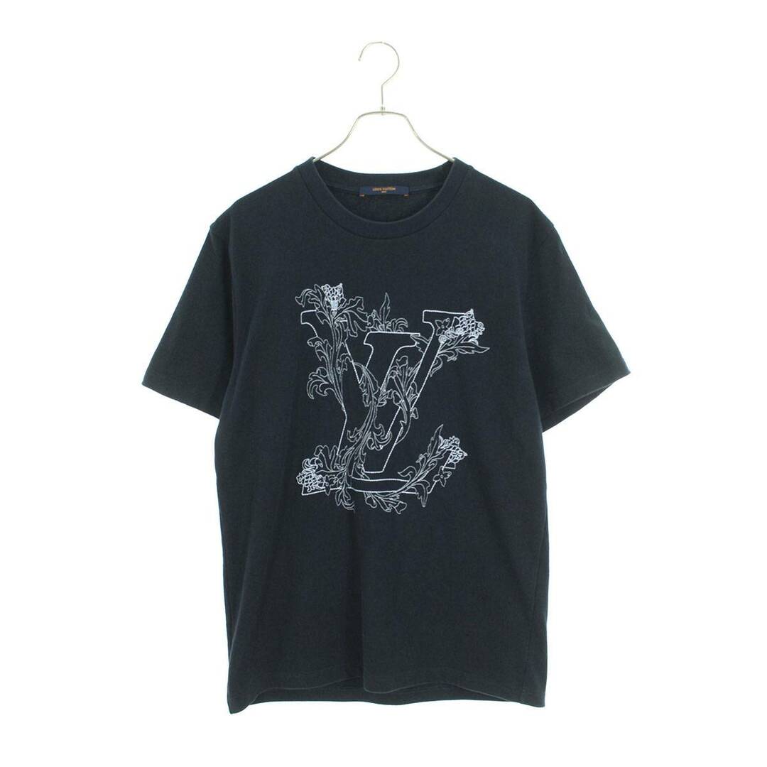 LOUIS VUITTON(ルイヴィトン)のルイヴィトン  20AW  RM202 NPL HJY68W LVフラワーエンブロイダリーTシャツ メンズ M メンズのトップス(Tシャツ/カットソー(半袖/袖なし))の商品写真