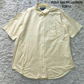 ポロラルフローレン(POLO RALPH LAUREN)の大きいサイズ ポロラルフローレン シアサッカー チェック シャツ 半袖BD(シャツ)