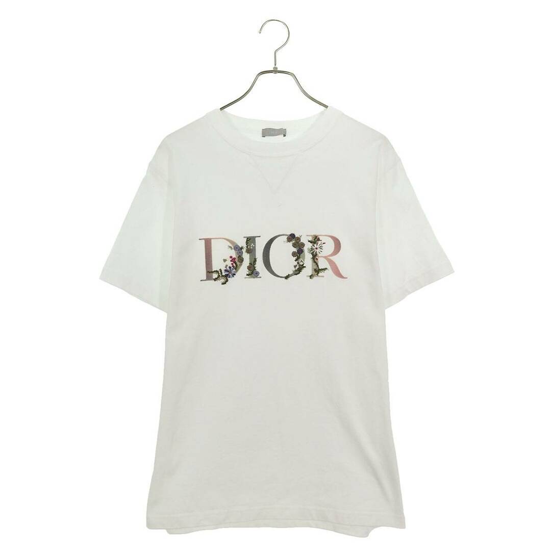 Dior(ディオール)のディオール  113J686A0554 フローラルロゴ刺繍Tシャツ メンズ M メンズのトップス(Tシャツ/カットソー(半袖/袖なし))の商品写真