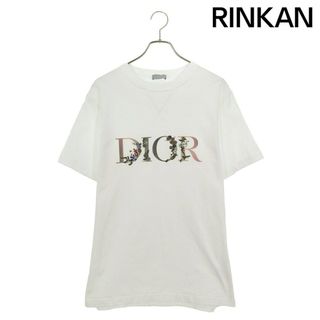 ディオール(Dior)のディオール  113J686A0554 フローラルロゴ刺繍Tシャツ メンズ M(Tシャツ/カットソー(半袖/袖なし))