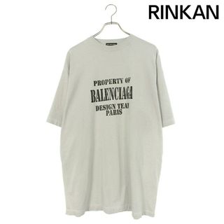 バレンシアガ(Balenciaga)のバレンシアガ  22AW  641675 TMVH8 プロパティロゴヴィンテージジャージーTシャツ メンズ S(Tシャツ/カットソー(半袖/袖なし))