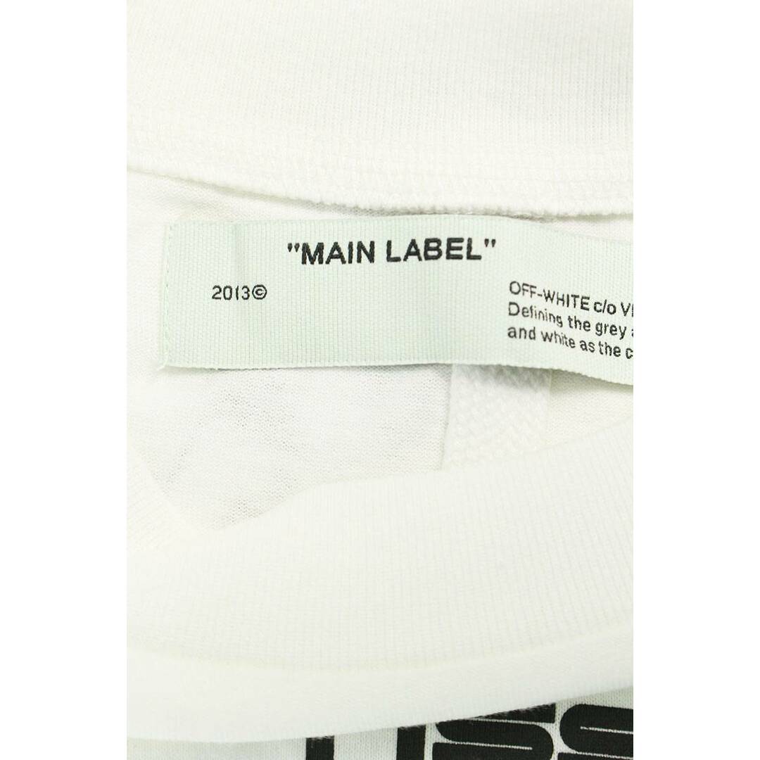 OFF-WHITE(オフホワイト)のオフホワイト  20SS  OMAA038S20185003 エアポートテーププリントTシャツ メンズ S メンズのトップス(Tシャツ/カットソー(半袖/袖なし))の商品写真