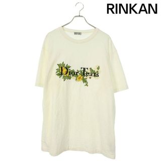 ディオール(Dior)のディオール ×デニムティアーズ DENIM TEARS  393J696I0849 刺繍ロゴデザインTシャツ メンズ XXL(Tシャツ/カットソー(半袖/袖なし))