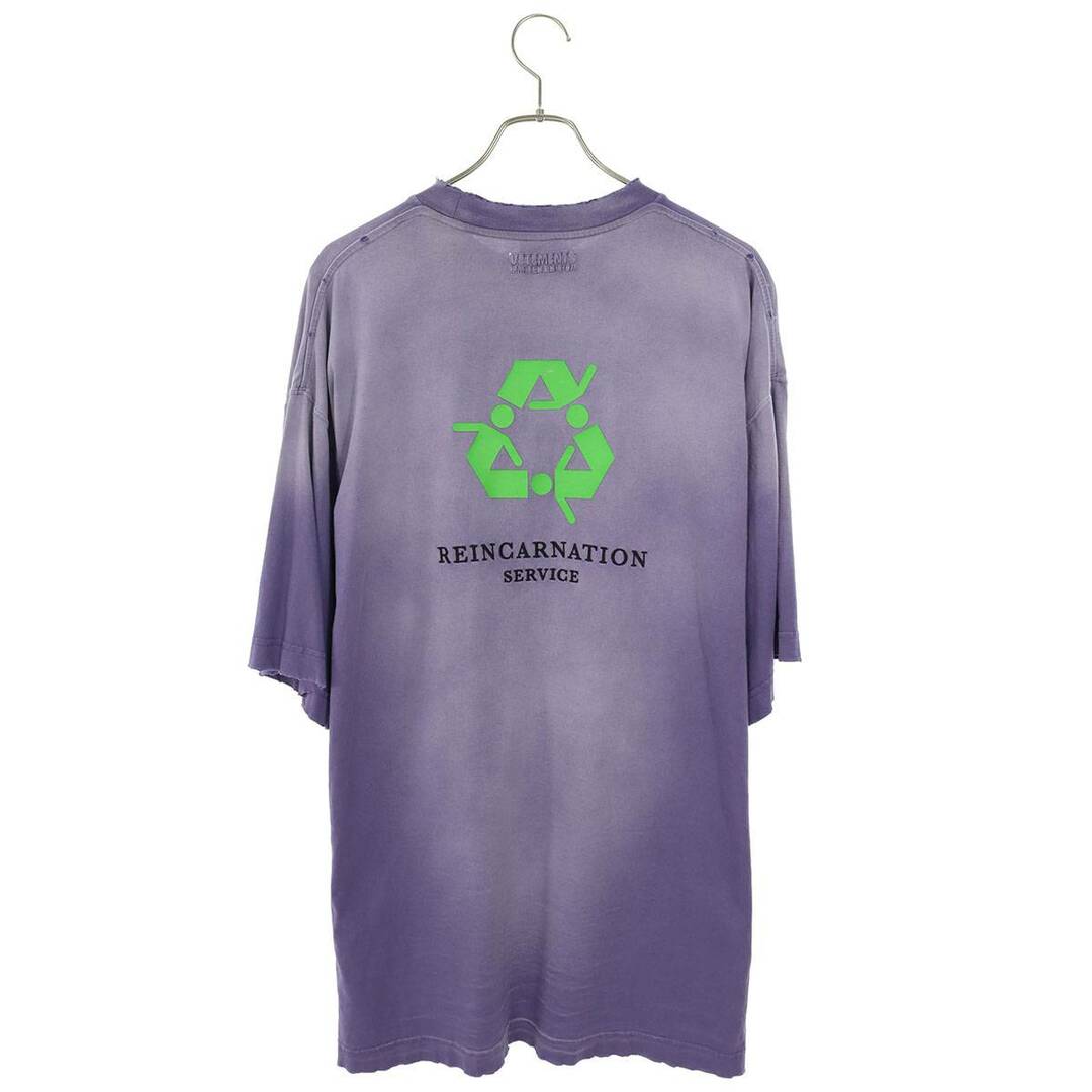 VETEMENTS(ヴェトモン)のヴェトモン  UE63TR320L ヴィンテージ加工刺繍Tシャツ メンズ S メンズのトップス(Tシャツ/カットソー(半袖/袖なし))の商品写真