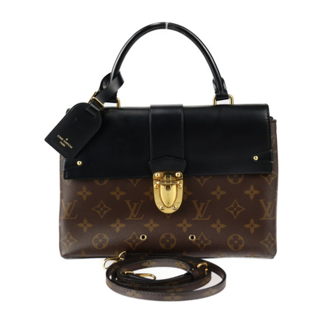 LOUIS VUITTON(ルイヴィトン)のLOUIS VUITTON ルイ ヴィトン  ワンハンドル フラップバッグ MM ハンドバッグ M43125 モノグラムキャンバス カーフ  ブラウン ブラック ゴールド金具 2WAY ショルダーバッグ ビトン 【本物保証】 レディースのバッグ(ハンドバッグ)の商品写真