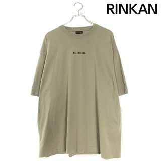 バレンシアガ(Balenciaga)のバレンシアガ  612966 TOVJ8 ミディアムフィットロゴ刺繍ダメージ加工Tシャツ メンズ XXL(Tシャツ/カットソー(半袖/袖なし))