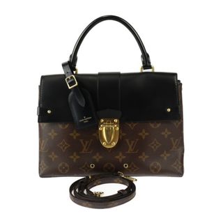 ルイヴィトン(LOUIS VUITTON)のLOUIS VUITTON ルイ ヴィトン  ワンハンドル フラップバッグ MM ハンドバッグ M43125 モノグラムキャンバス カーフ  ブラウン ブラック ゴールド金具 2WAY ショルダーバッグ ビトン 【本物保証】(ハンドバッグ)