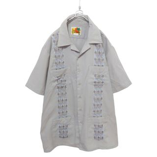 ヴィンテージ(VINTAGE)の【HABAND Guayabera】 刺繍入りキューバシャツ S-518(シャツ)