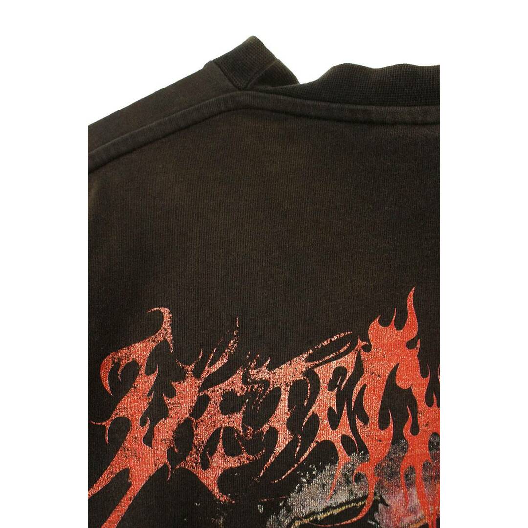 VETEMENTS(ヴェトモン)のヴェトモン  17AW  MF17TP14 オーバーサイズヘビーメタルスカルバッグプリントTシャツ メンズ メンズのトップス(Tシャツ/カットソー(半袖/袖なし))の商品写真