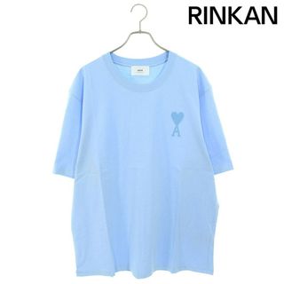 アミ(ami)のアミアレクサンドルマテュッシ  E22UTS002.726 ハートロゴ刺繍Tシャツ メンズ XL(Tシャツ/カットソー(半袖/袖なし))