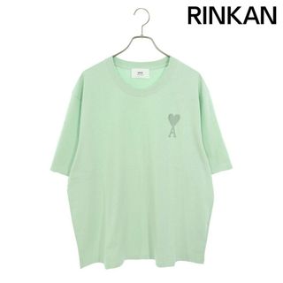 アミ(ami)のアミアレクサンドルマテュッシ  E22UTS002.726 ハートロゴ刺繍Tシャツ メンズ XL(Tシャツ/カットソー(半袖/袖なし))