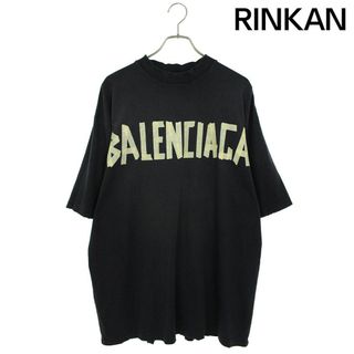 バレンシアガ(Balenciaga)のバレンシアガ  24SS  739784 TOVA9 TAPE Typeクラッシュ加工Tシャツ メンズ M(Tシャツ/カットソー(半袖/袖なし))