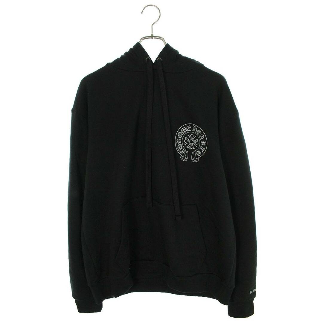 Chrome Hearts(クロムハーツ)のクロムハーツ  WWW.CHROMEHEARTS.COM SILVER GLITTER HOODIE オンライン限定グリッターバックプリントプルオーバーパーカー メンズ M メンズのトップス(パーカー)の商品写真