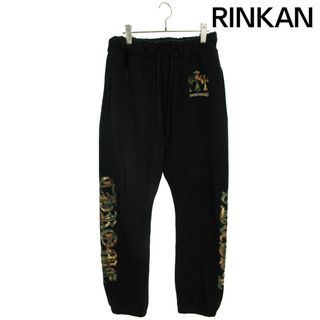 クロムハーツ(Chrome Hearts)のクロムハーツ  SWEAT PANTS カモフラ柄ロゴスウェット裏起毛ロングパンツ メンズ M(その他)