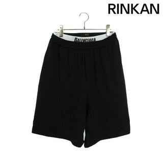 Balenciaga - バレンシアガ  698317 4C0B4 Swim Shorts レイヤードメッシュロゴハーフパンツ メンズ M