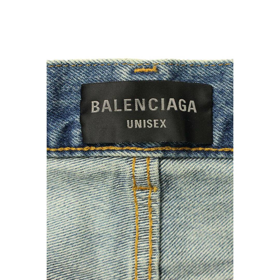 Balenciaga(バレンシアガ)のバレンシアガ  23AW  697833 TDW14 デストロイ加工スーパーラージバギーデニムパンツ メンズ L メンズのパンツ(デニム/ジーンズ)の商品写真