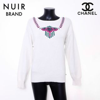 シャネル(CHANEL)のシャネル CHANEL Size:42 カシミア グリポアボタン ニット(ニット/セーター)