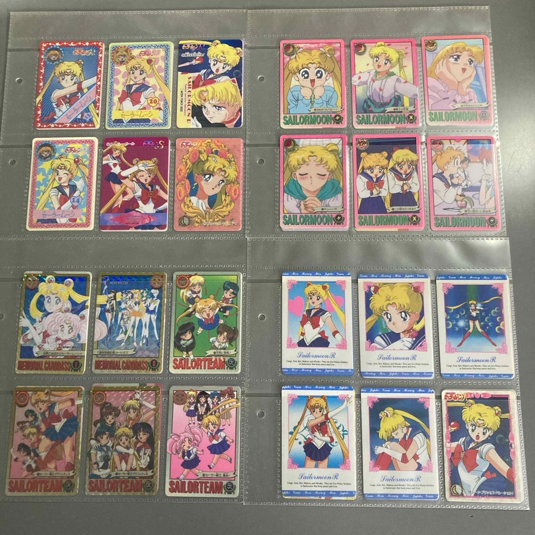 セーラームーン カード カードホルダー付 まとめ売り エンタメ/ホビーのアニメグッズ(カード)の商品写真