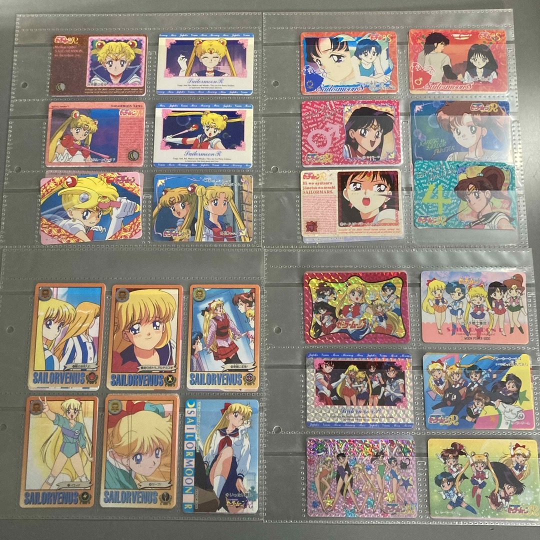 セーラームーン カード カードホルダー付 まとめ売り エンタメ/ホビーのアニメグッズ(カード)の商品写真