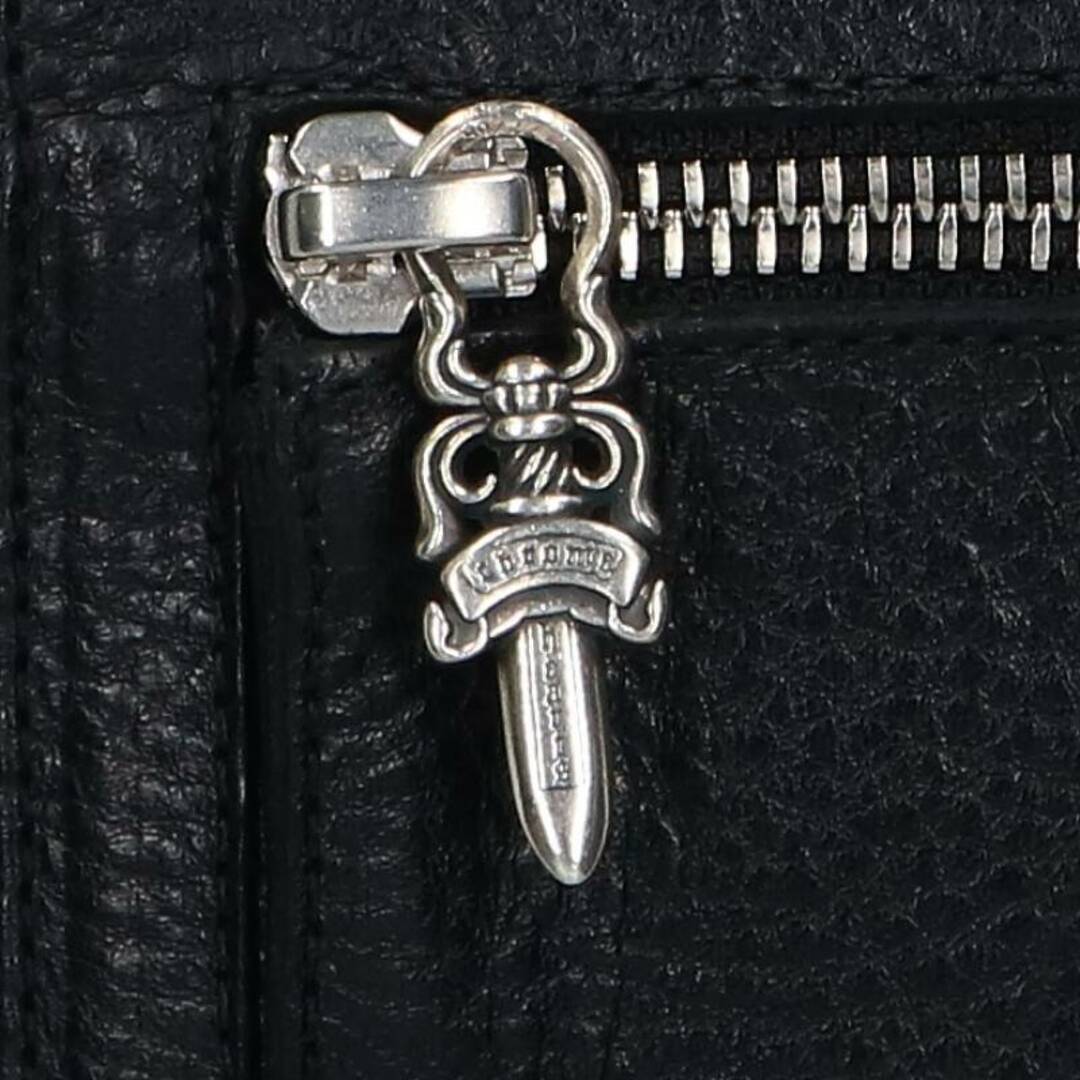 Chrome Hearts(クロムハーツ)のクロムハーツ  WAVE MINI/ウェーブミニ クロスボールボタンレザーウォレット財布 メンズ ハンドメイドのファッション小物(財布)の商品写真