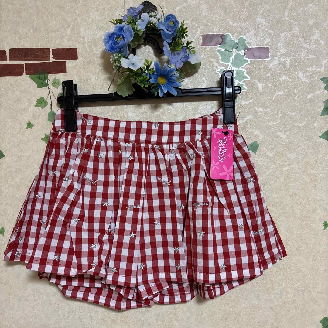 PINK-latte(ピンクラテ)の新品 M 165cm ピンクラテ PINK-latte キュロットスカート キッズ/ベビー/マタニティのキッズ服女の子用(90cm~)(パンツ/スパッツ)の商品写真